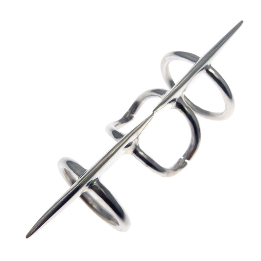THE ARTICULATED SCYTHE FINGERBRACE RING